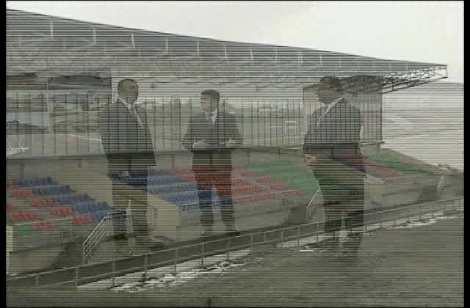 President Ilham Aliyev inspects construction works in Gabala Horse Racing Complex