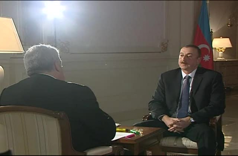 President of Azerbaijan gives interview to author of “Formula of power” program