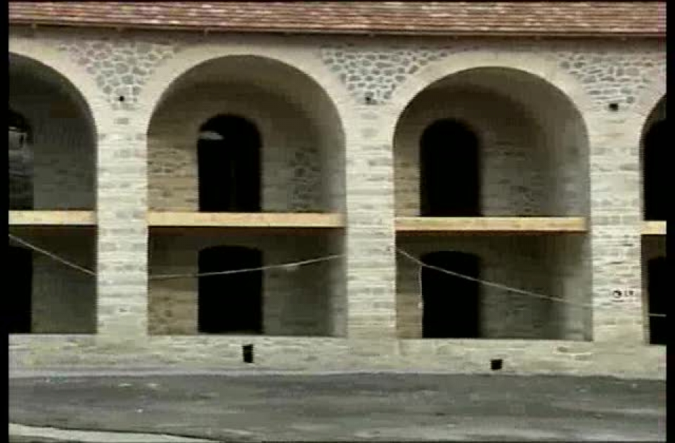 President Ilham Aliyev inspects reconstruction work in “Ashagi Karvansaray” complex in Shaki region