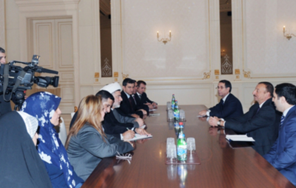 Azerbaijani President receives chief of Iraqi parliamentary Committee on Foreign Relations