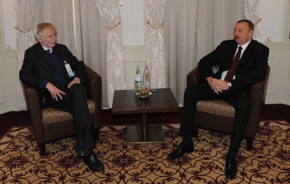 President Ilham Aliyev meets Finnish FM in Munich