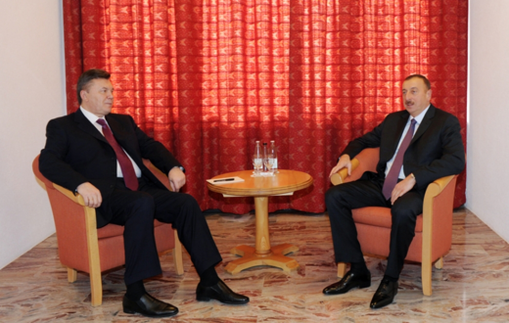 Azerbaijani President meets Ukrainian counterpart in Davos