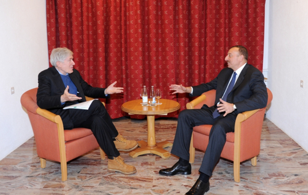 Azerbaijani President meets US Under Secretary of State for Economic, Energy and Agricultural Affairs in Davos