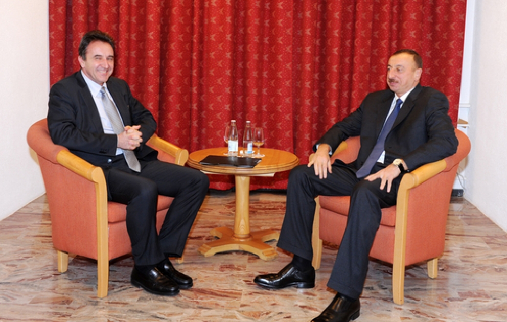 Azerbaijani President meets CEO of OMV AG company