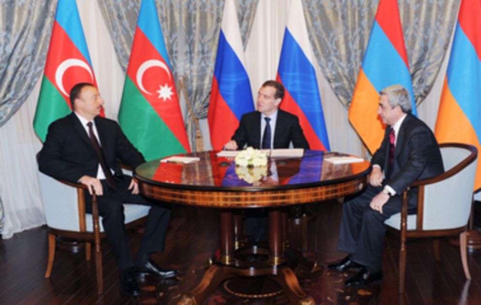 Presidents of Azerbaijan, Russia and Armenia meet in Sochi