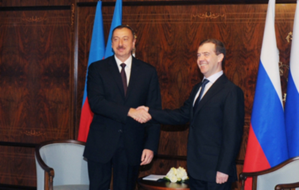 Azerbaijani, Russian presidents meet in Sochi
