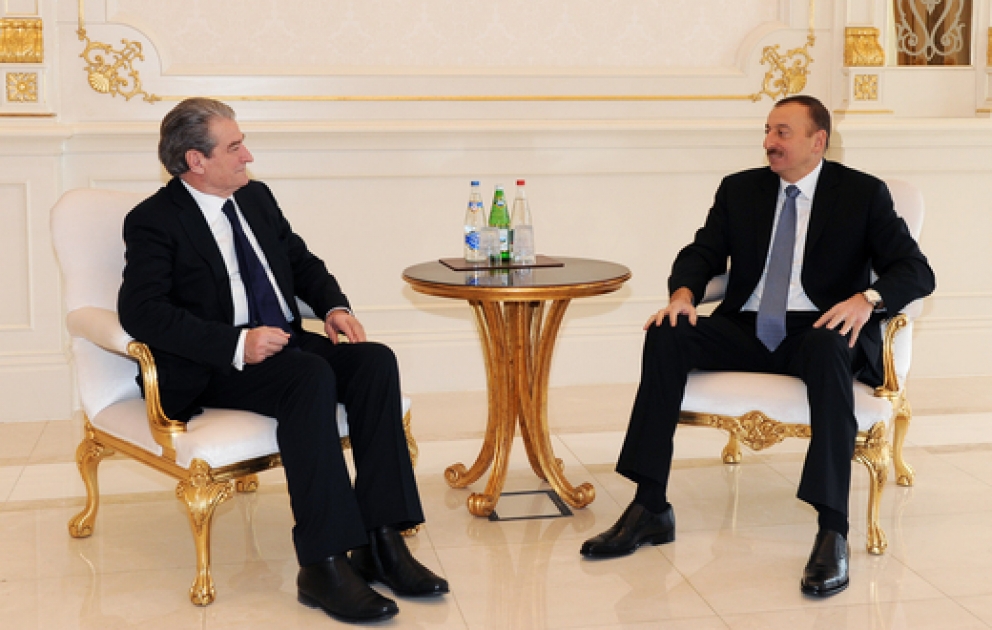 Azerbaijani President receives Albanian Premier