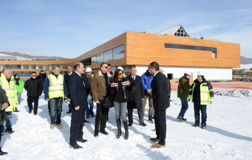 President Ilham Aliyev inspects construction of Shahdag Winter and Summer Tourism Complex in Gusar