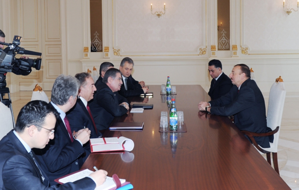 President Ilham Aliyev receives delegation led by Turkey’s interior minister