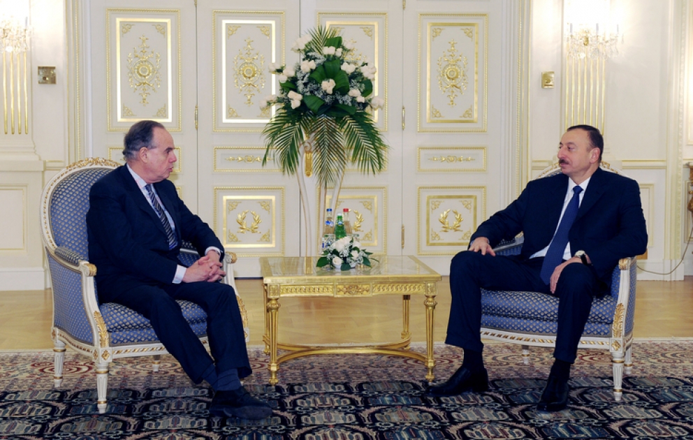 President of Azerbaijan receives French minister of culture