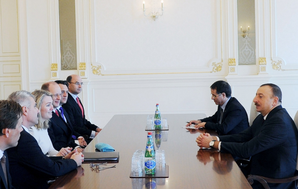 Azerbaijani President receives Dutch Minister of Infrastructure and the Environment