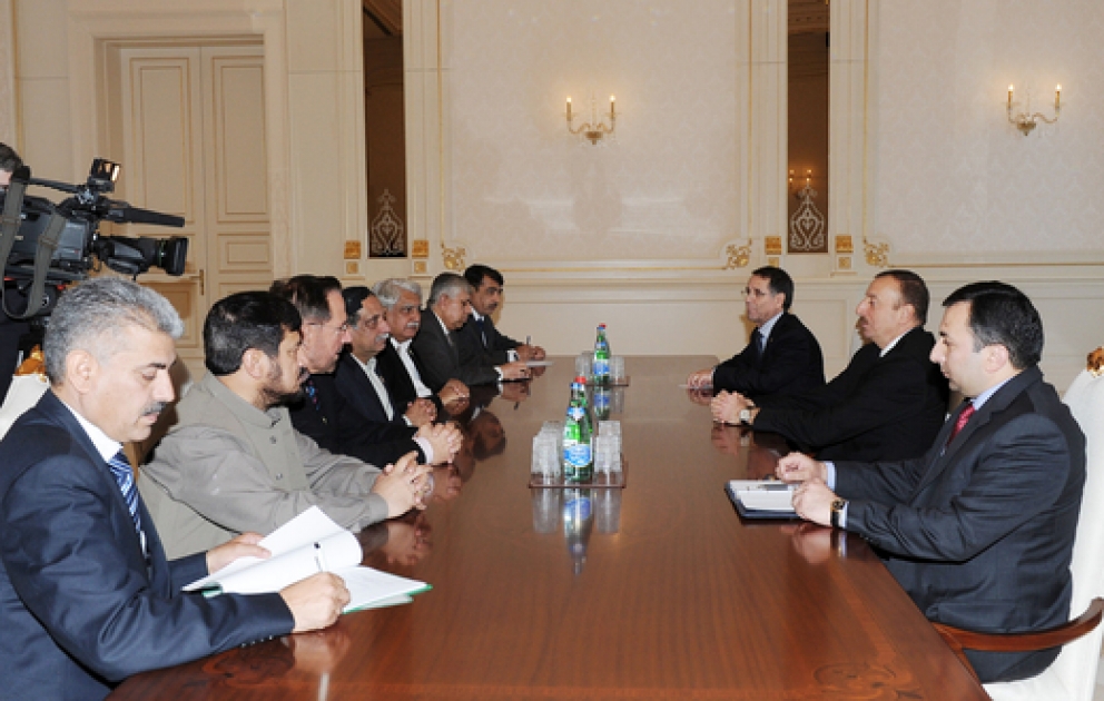 President Ilham Aliyev receives Deputy Chairman of Pakistan`s Senate