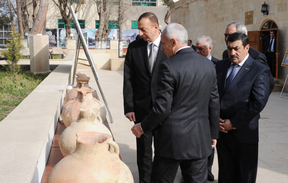 President Ilham Aliyev inspects Juma Mosque after major overhaul