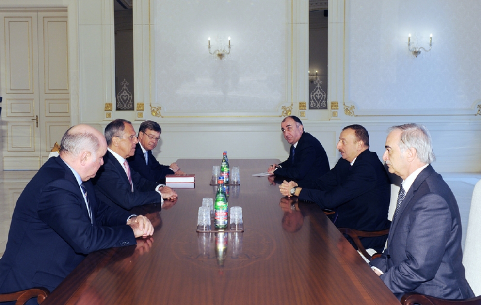 Azerbaijani President receives Russian FM