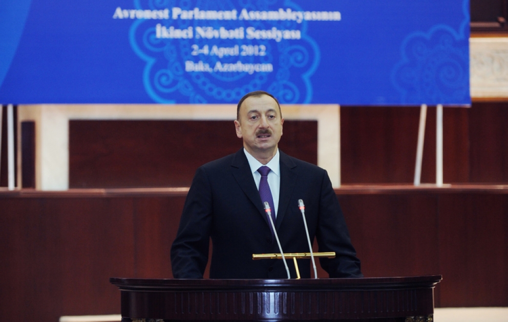 President Ilham Aliyev attends opening of second session of Euronest Parliamentary Assembly in Baku
