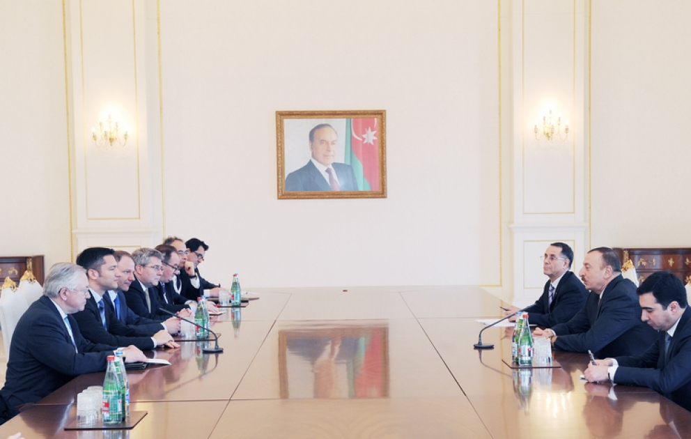 President of Azerbaijan receives Euronest Parliamentary Assembly Bureau delegation