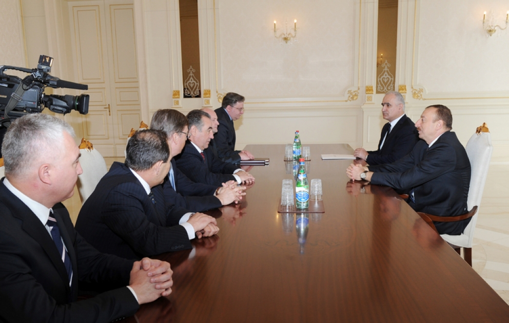 President of Azerbaijan receives Governor of Russian Kurgan Oblast