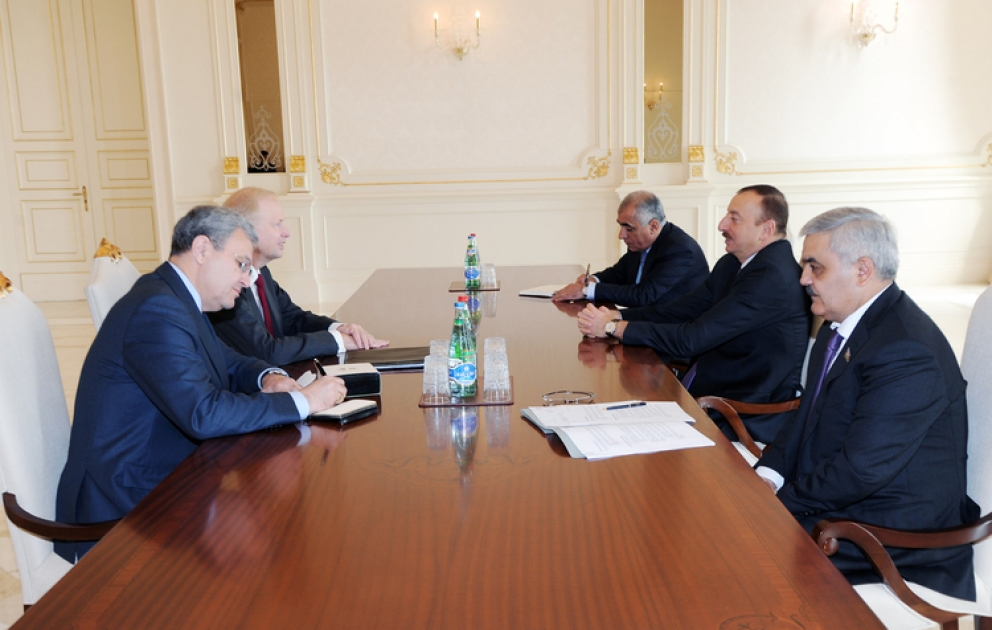Azerbaijani President receives BP CEO