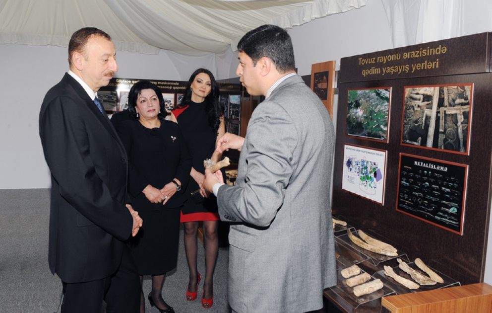 President Ilham Aliyev visits “Goytapa” archaeological monument in Tovuz region