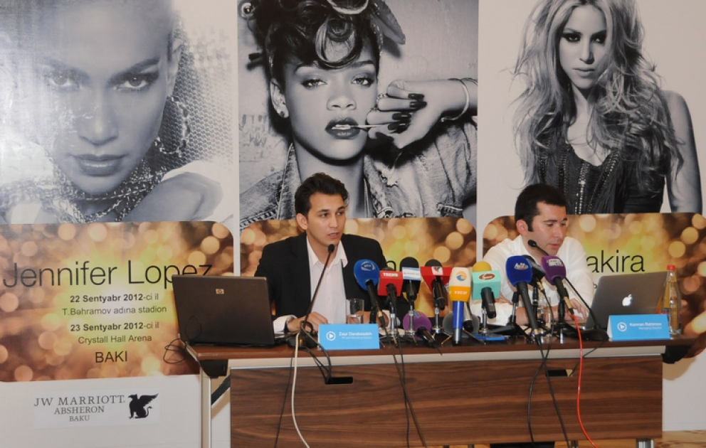 Shakira, Rihanna and Jennifer Lopez to sing in Baku Crystal Hall