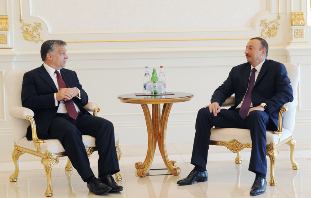 Le président azerbaïdjanais Ilham Aliyev a reçu le Premier ministre hongrois Viktor Orban