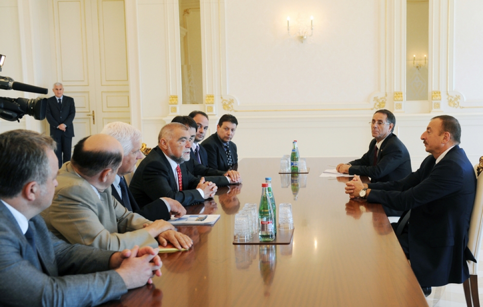 Le président azerbaïdjanais Ilham Aliyev a reçu l’ancien président croate