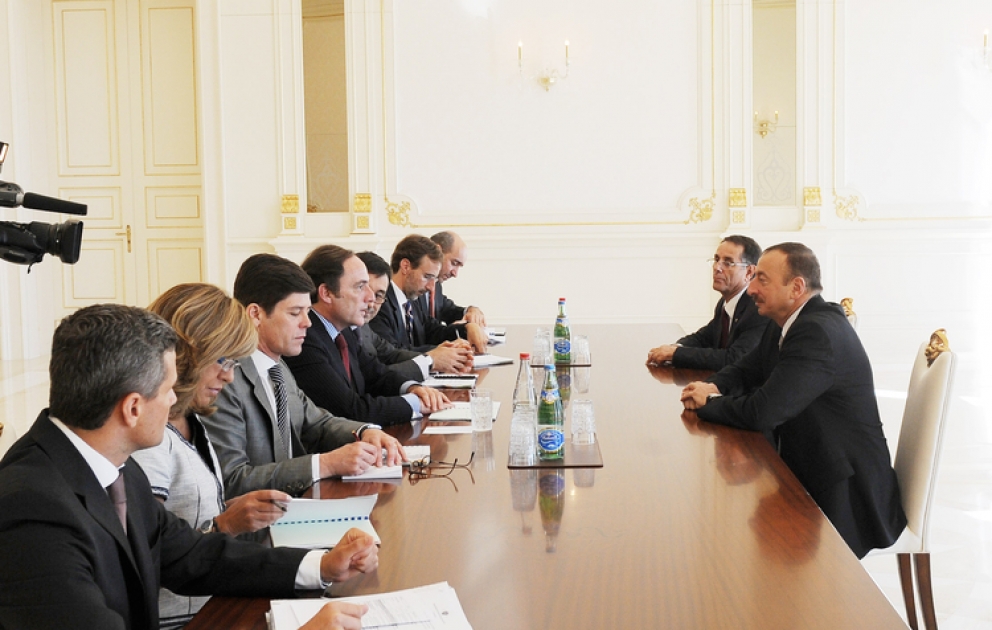 Le président azerbaïdjanais Ilham Aliyev a reçu la délégation conduite par le ministre portugais des affaires étrangères