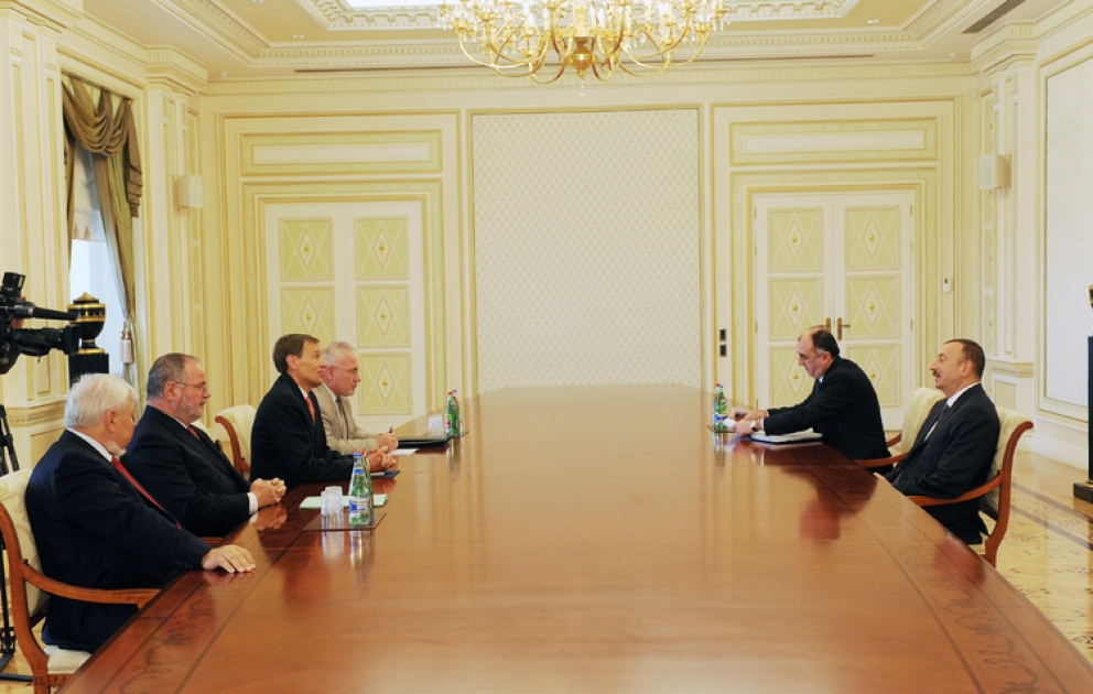 Le président azerbaïdjanais Ilham Aliyev a reçu les coprésidents du Groupe de Minsk et le représentant spécial du Président en exercice de l’OSCE