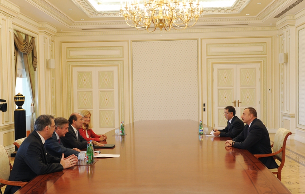Le président azerbaïdjanais Ilham Aliyev a reçu la délégation conduite par le Secrétaire d’Etat aux Affaires étrangères de l’Espagne