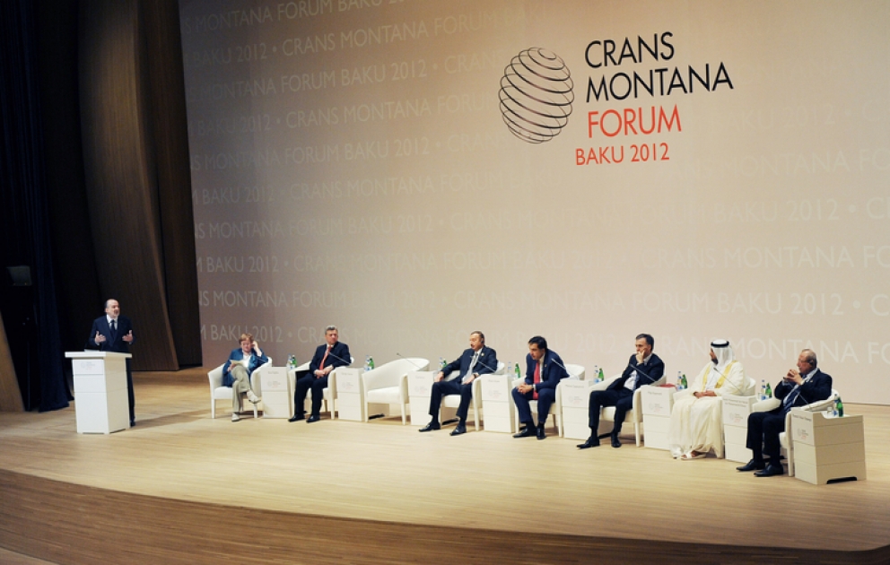 Crans Montana Forum kicks off in Baku