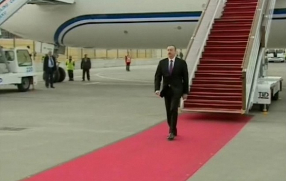 President Ilham Aliyev ends his US visit