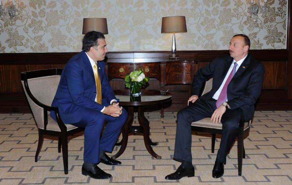Azerbaijani President meets Georgian counterpart in Chicago