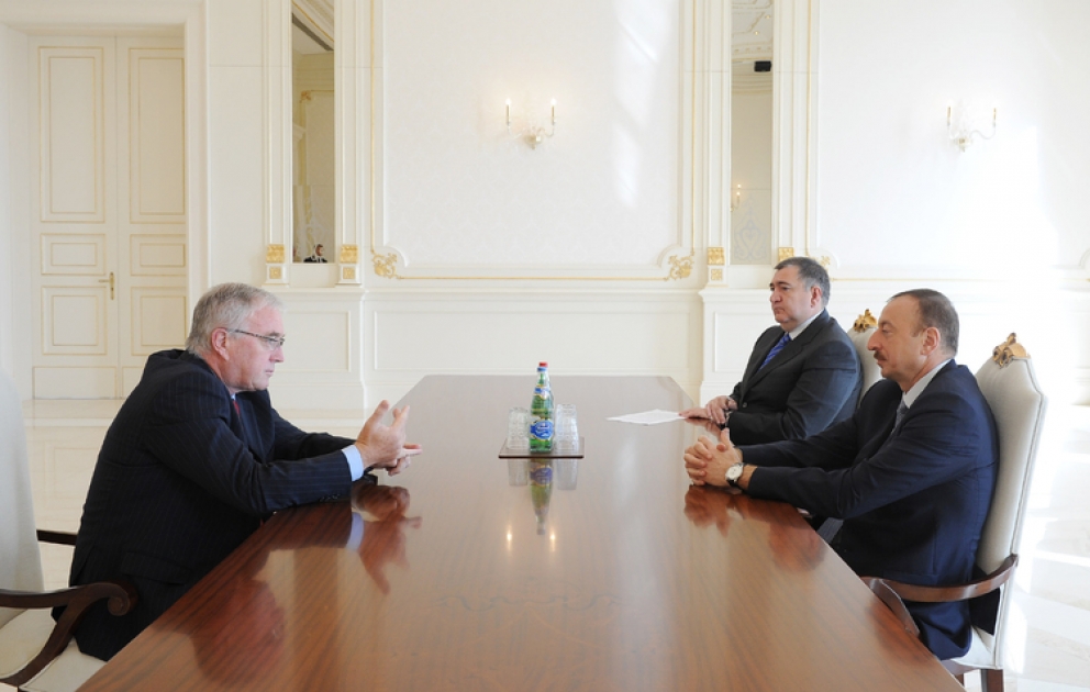 Azerbaijan`s President receives president of International Cycling Union