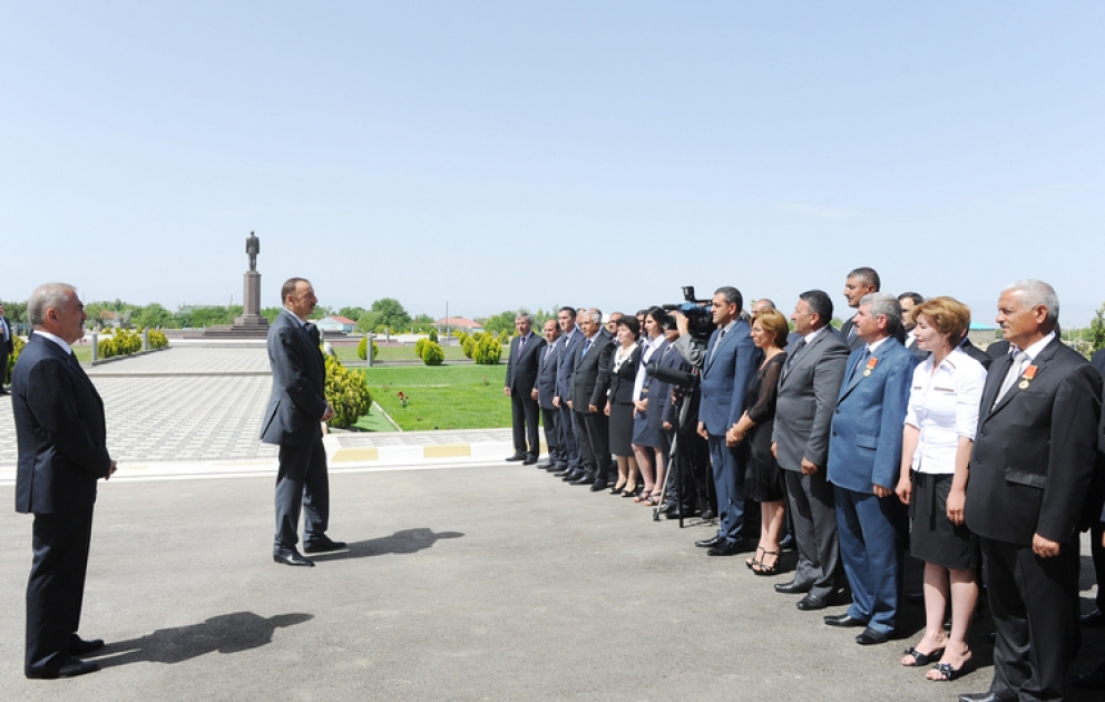 President Ilham Aliyev opens culture house in Kangarly region in Nakhchivan