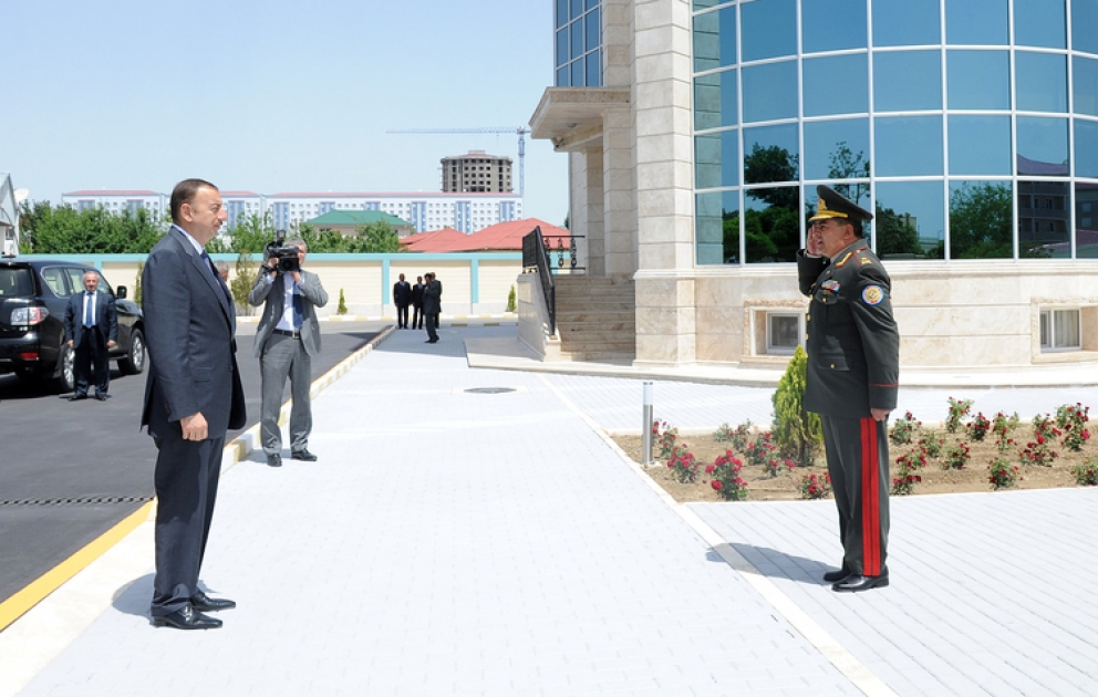 Azerbaijan’s President inaugurates administrative building of Nakhchivan AR Ministry of Emergency Situations