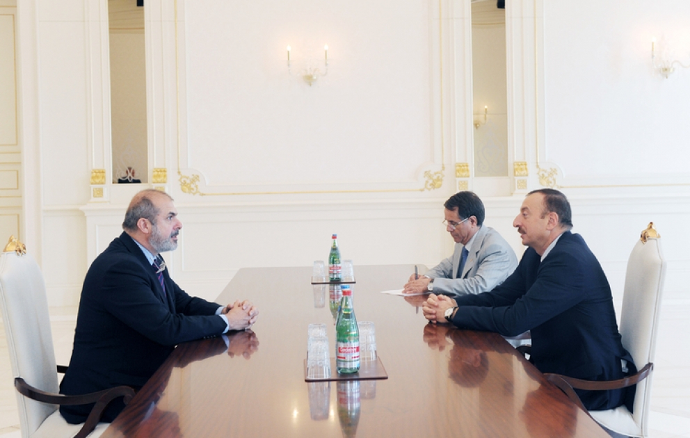 President Ilham Aliyev receives European Union`s special representative for South Caucasus Philippe Lefort