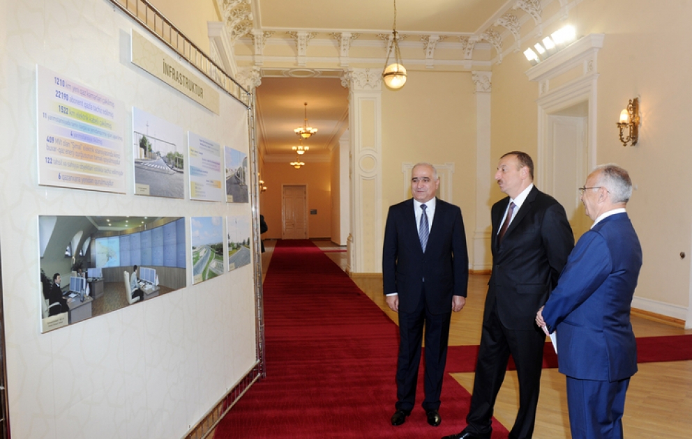 Conference on first year results of realization of “State program on socio-economic development of Baku and its settlements, 2011-2013,” under chairmanship of President  Ilham Aliyev held in Baku