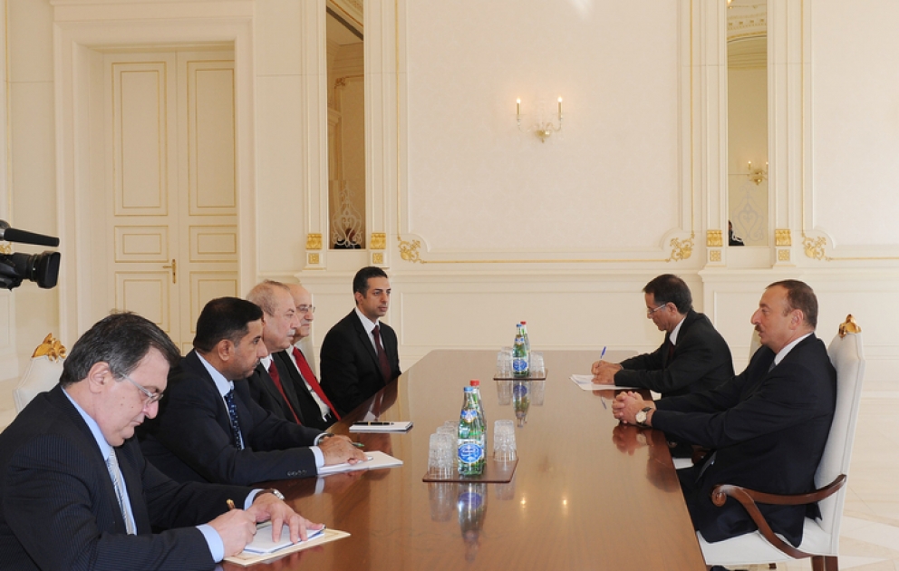 President Ilham Aliyev receives Iraqi Deputy Prime Minister for Economic Affairs