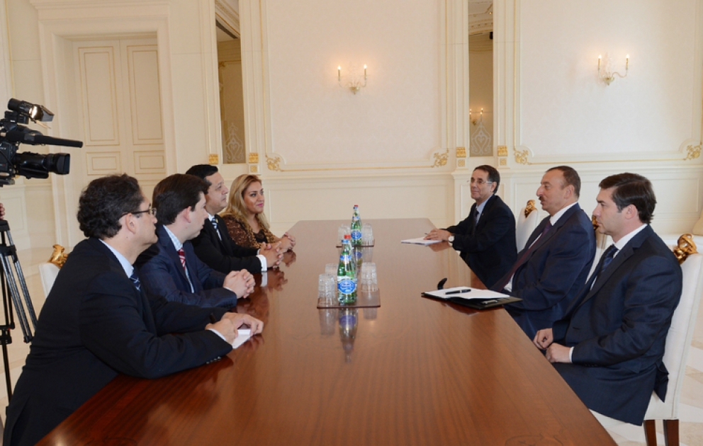 President Ilham Aliyev receives delegation led by President of Chamber of Deputies of the Mexican Congress