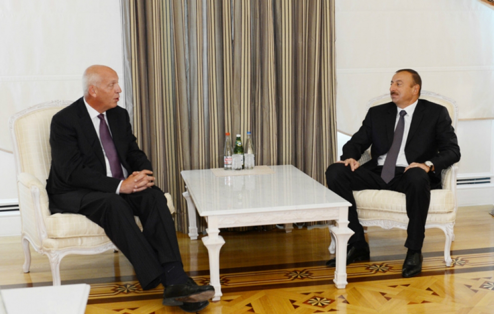 President Ilham Aliyev receives President of TeliaSonera