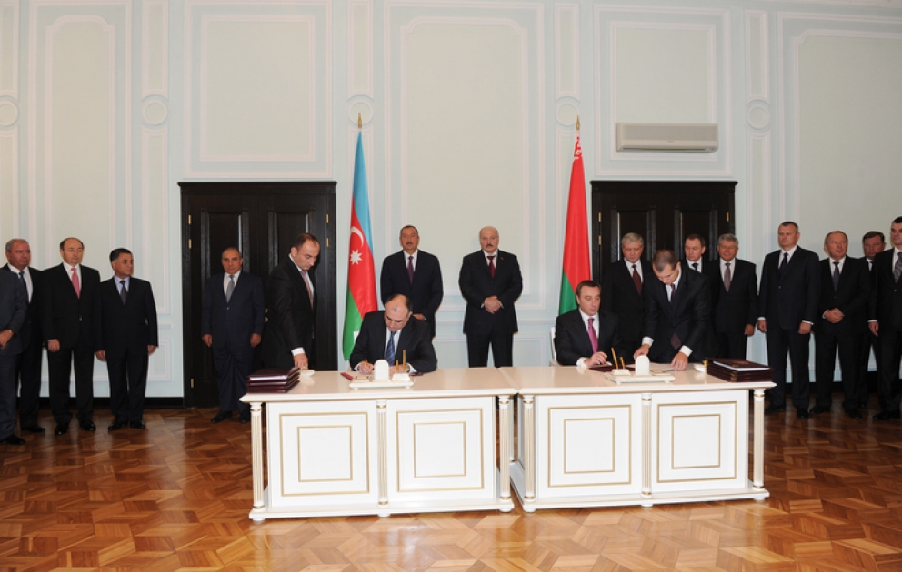 Azerbaijan, Belarus sign bilateral documents