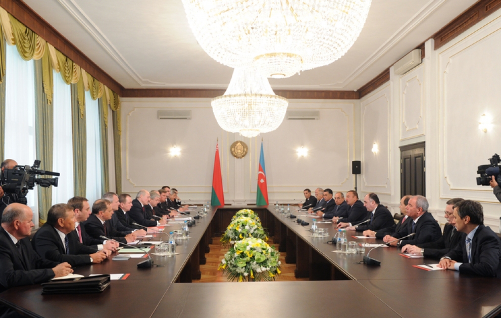 Presidents of Azerbaijan and Belarus have expanded meeting