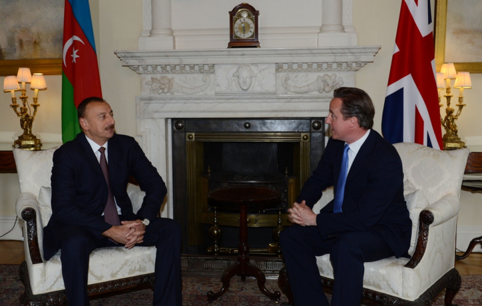 Azerbaijani President meets British Premier