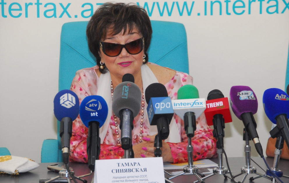 Тамара Синявская: «К памяти Муслима Магомаева трепетно относятся не только в Баку, Москве, но и во всем мире»