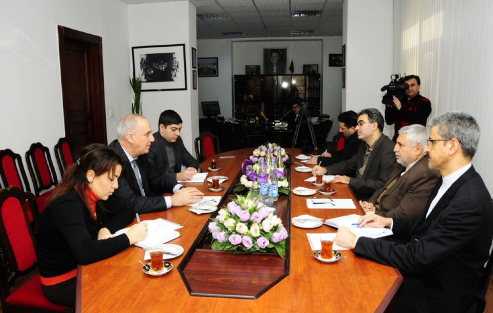 Incoming Iranian ambassador visits Azerbaijan State Telegraph Agency