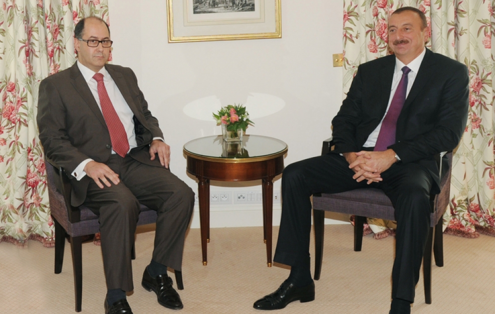 Le président Ilham Aliyev a rencontré Philippe Barril, Senior Vice President Offshore de « Technip »