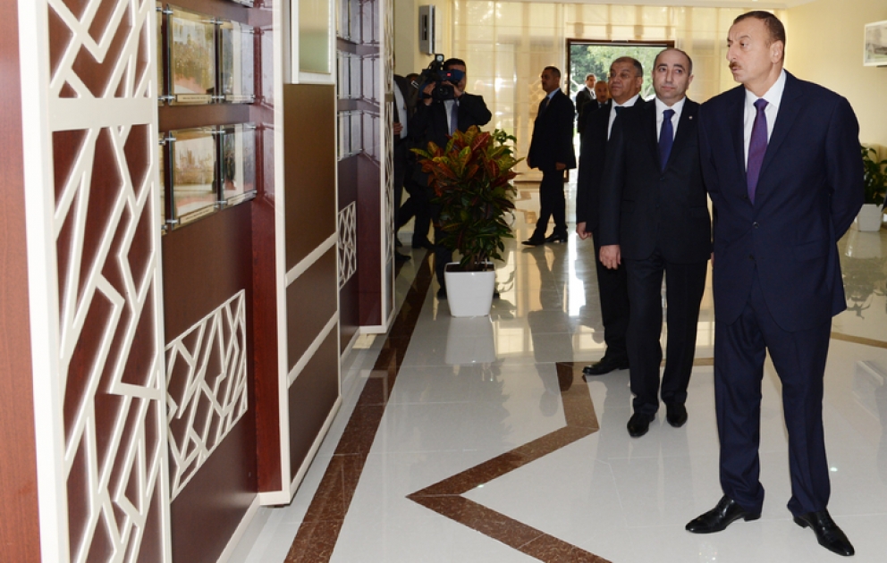 Le président azerbaïdjanais Ilham Aliyev a participé à l’inauguration du Centre de la Jeunesse à Terter