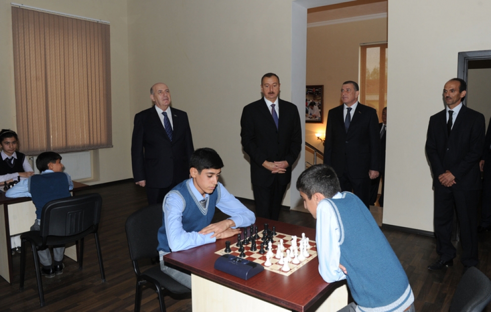 Une Ecole d’échecs mise en service à Saatly