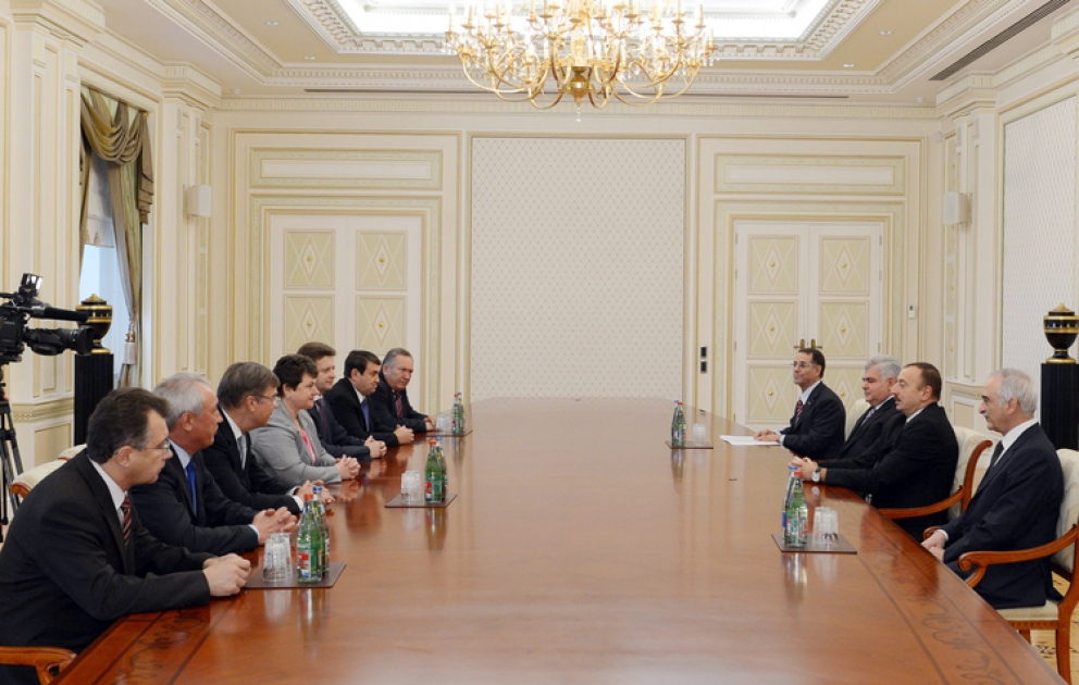 Le président azerbaïdjanais Ilham Aliyev a reçu la délégation conduite par la vice-présidente du Conseil de la Fédération de l’Assemblée fédérale de la Fédération de Russie