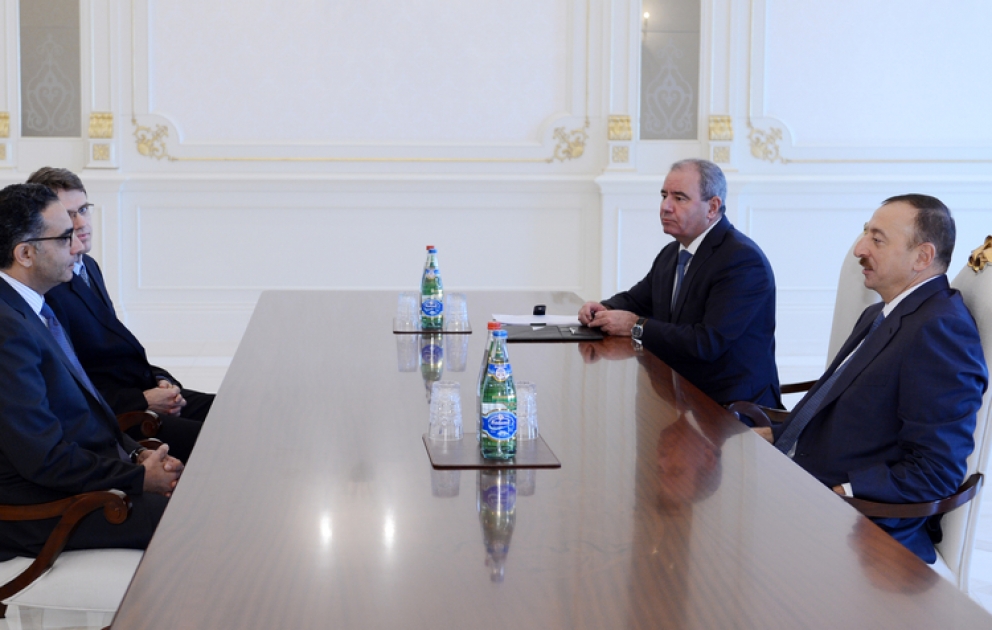 Le président azerbaïdjanais Ilham Aliyev a reçu Fadi Chehade, président de l’ICANN
